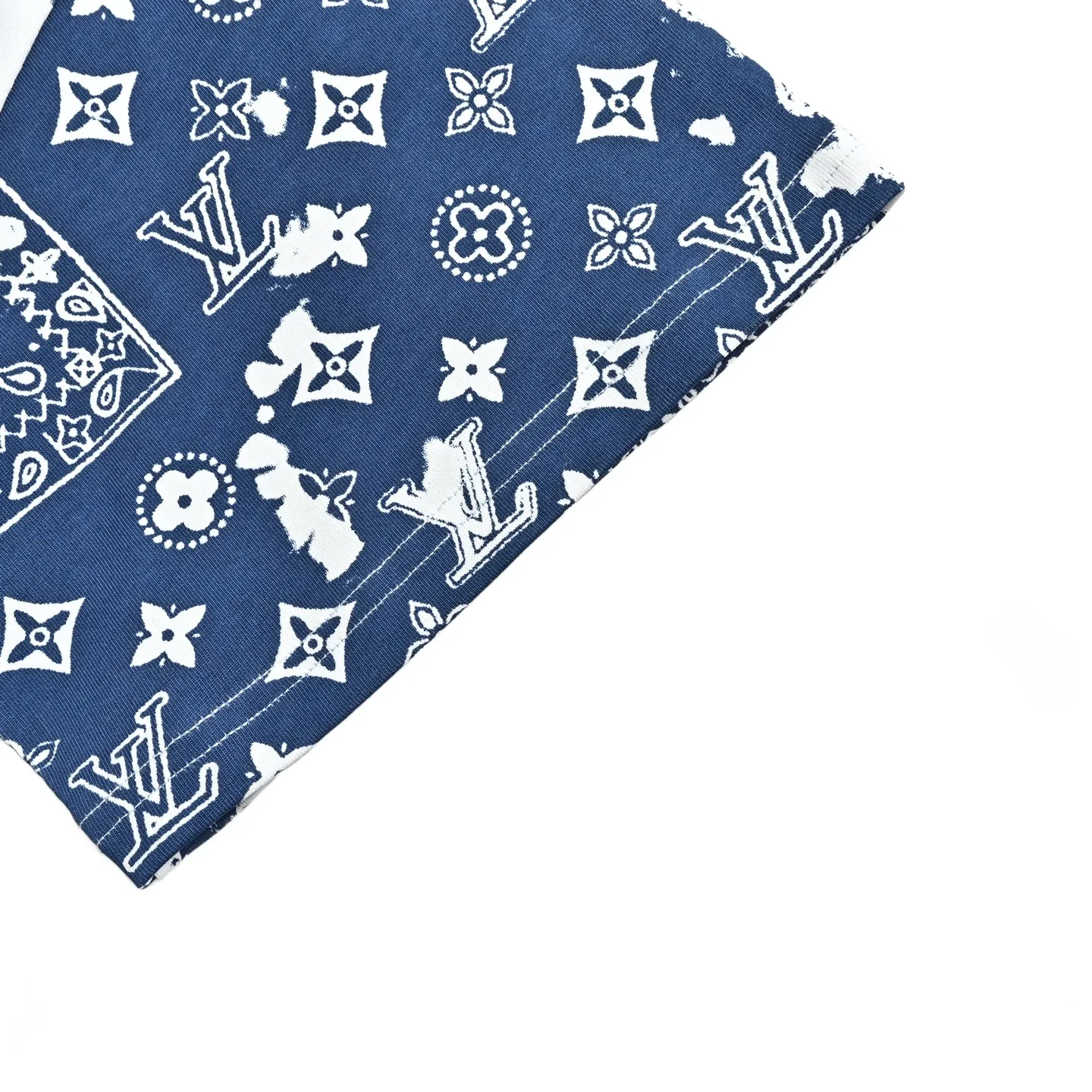 Louis Vuitton/Louis Vuitton cashew flower print short sleeves